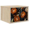 vidaXL Стенен шкаф за нощно шкафче LOCHEM Дъб сонома 36 x 33 x 25 см