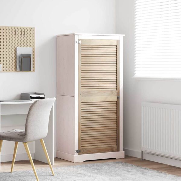 vidaXL Врата за шкаф с врата Естествен 140,5 x 2,1 x 59,5 см