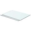 vidaXL Рафтове, 2 бр, панели прозрачно стъкло, 50x30 см