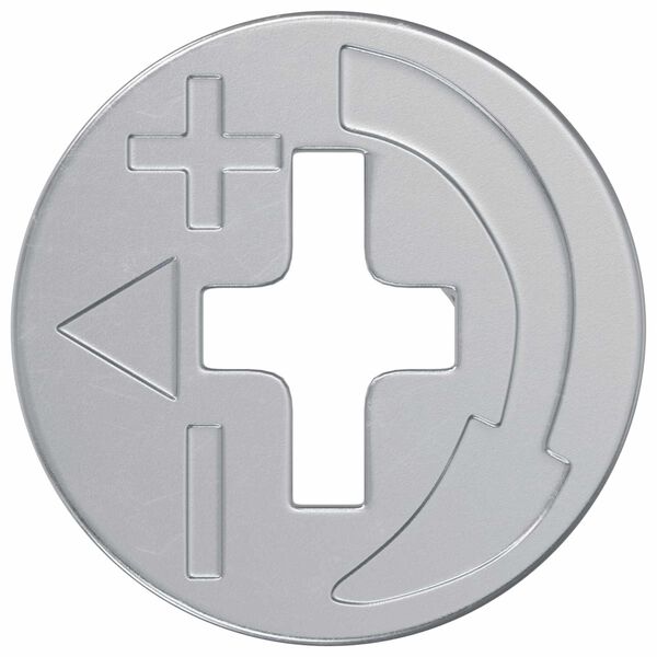 vidaXL Гайки с кам лока 2 pcs Сребрист 15 x 11,5 мм Стомана