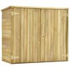 vidaXL Градинска барака за инструменти, 135x60x123 см, импрегниран бор