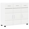 vidaXL Служебен шкаф FLORIN 88,5 x 30,5 x 73 см Бяло