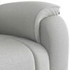 vidaXL Recliner Chair Cloud Grey Fabric