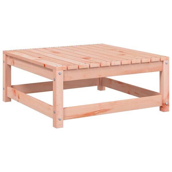 vidaXL Градинска табуретка с възглавница, дугласко дърво масив