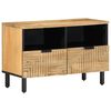 vidaXL TV шкаф кафяв 70x33x46 cm масивна дървесина манго