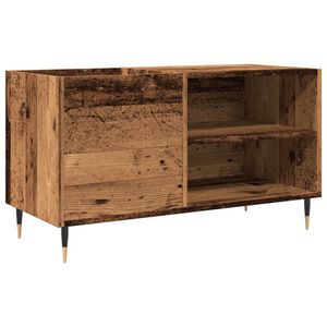 vidaXL Шкаф за грамофонни плочи, 84,5x38x48 см, инженерно дърво
