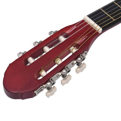 vidaXL Комплект уестърн китара с еквалайзер и 6 струни, 12 части