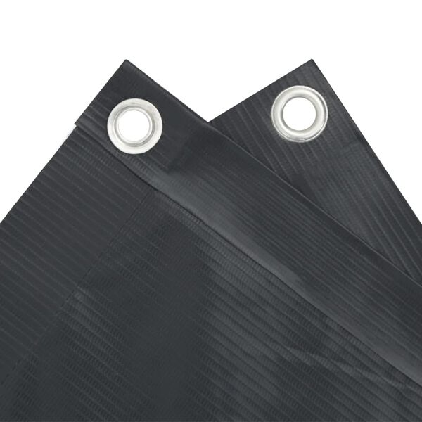 vidaXL Балконски параван, антрацит, 90x500 см, оксфорд плат