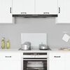 vidaXL Кухненски гръб, прозрачен, 70х40 см, закалено стъкло