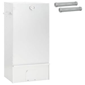 vidaXL Пушилня 3 pcs 44,5 x 29 x 83 cm Поцинкована стомана Сребристо