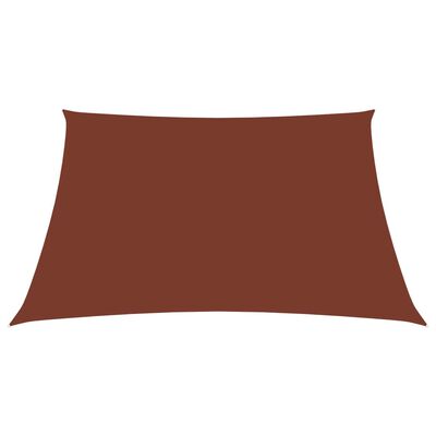 vidaXL Платно-сенник, Оксфорд текстил, квадратно, 4,5x4,5 м, теракота
