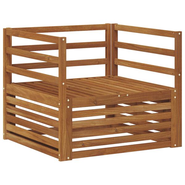 vidaXL 2 Брой Диван с подлакътници Естествен