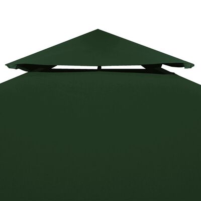 vidaXL Покривало за шатра, резервно, 310 г/м², зелено, 3х4 м
