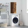 vidaXL Стенен шкаф Старо дърво 34,5 x 34 x 90 см Инженерно дърво