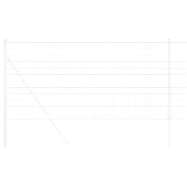 vidaXL Европейска ограда 1 x 25 m Желязо с PVC покритие