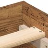 vidaXL Рамка за легло без матрак старо дърво 150x200см инженерно дърво