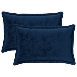 vidaXL Калъфка за възглавница 2 pcs HOUTEN Морски син 50 x 80 cm