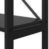 vidaXL Рафт за книги Черния дъб 40 x 30 x 155 см Инженерно дърво