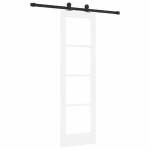 vidaXL Преплъзваща се врата ORKDAL Бяло 61 x 198,5 см