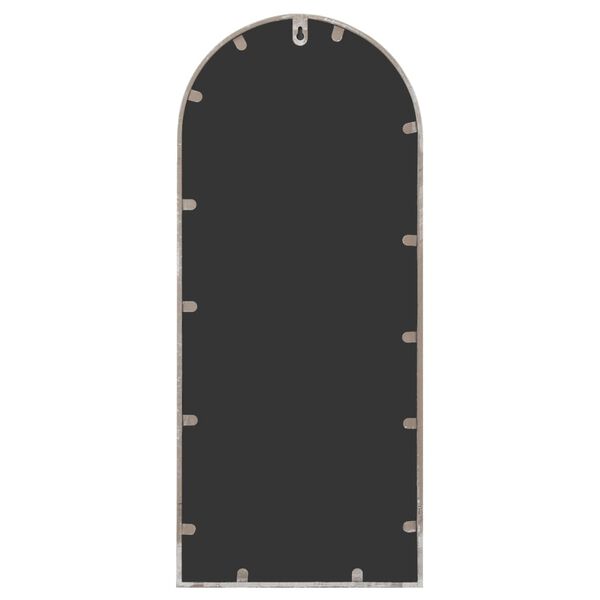 vidaXL Градинско огледало пясъчно 100x45 см желязо за външна употреба