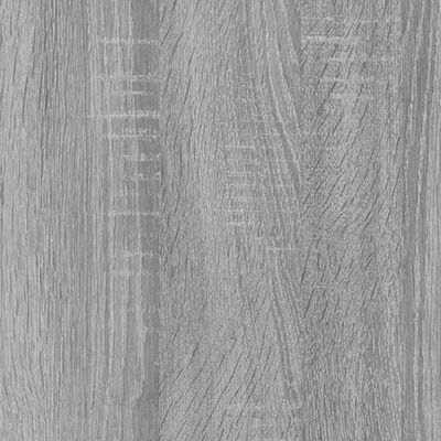 vidaXL Маса за кафе, сив сонома, 68x50x38 см, инженерно дърво