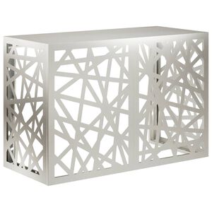 vidaXL Покритие за климатик Сребристо 90 x 40 x 60 см