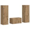 vidaXL Комплект ТВ шкаф 5 pcs Дъб Инженерно дърво