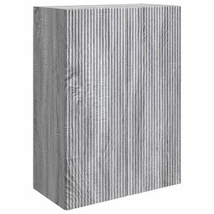 vidaXL Стенно шкафче 66 x 34,5 x 90 см Инженерна дървесина Сив Сонома