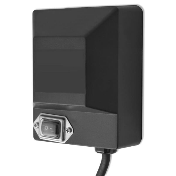 vidaXL Мотор за барбекю шиш, 4 W, черен