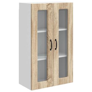 vidaXL Панел за миялна машина Kalmar Сонома дъб 60 x 31 x 100 см
