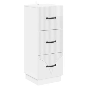 vidaXL Чекмеджетен шкаф 33 x 34,5 x 87 см Инженерна дървесина