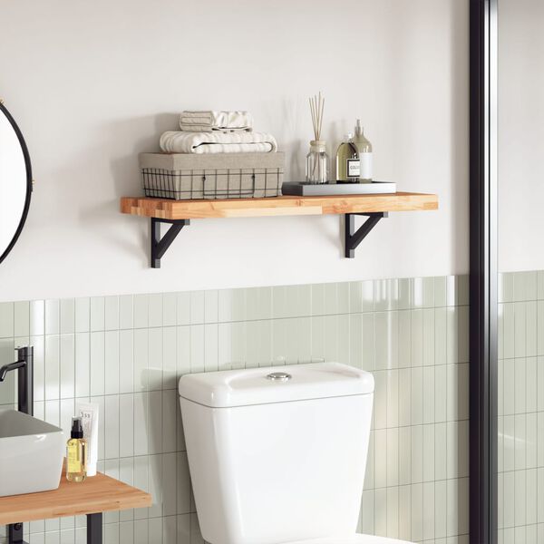 vidaXL Плот за маса, 80x30x4 см, правоъгълен, акация масив