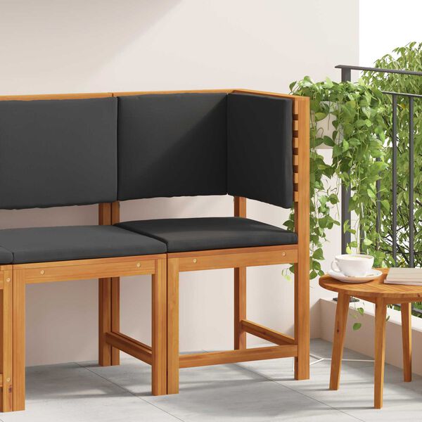 vidaXL Градински стол Кафяво 50 x 50 x 91 см