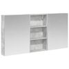 vidaXL Комплект шкафове за баня 3 бр. 140 x 14,5 x 70 см