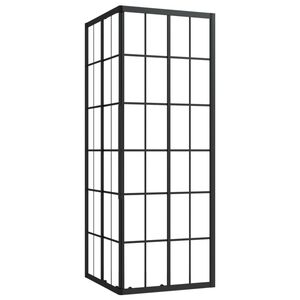 vidaXL Душ кабина, ESG стъкло, 80x80x180 см