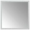 vidaXL LED огледало за баня Прозрачен 30 x 30 cm закалено стъкло