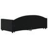 vidaXL Канапе с изтеглящо разтегателно легло черно 90x190 см кадифе