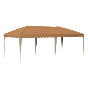 vidaXL Поп-ъп парти палатка 575 x 290 x 245 см Бежово