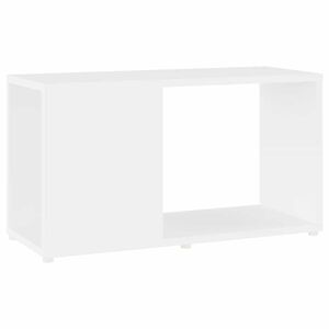 vidaXL ТВ шкаф, бял, 60x24x32 см, инженерно дърво