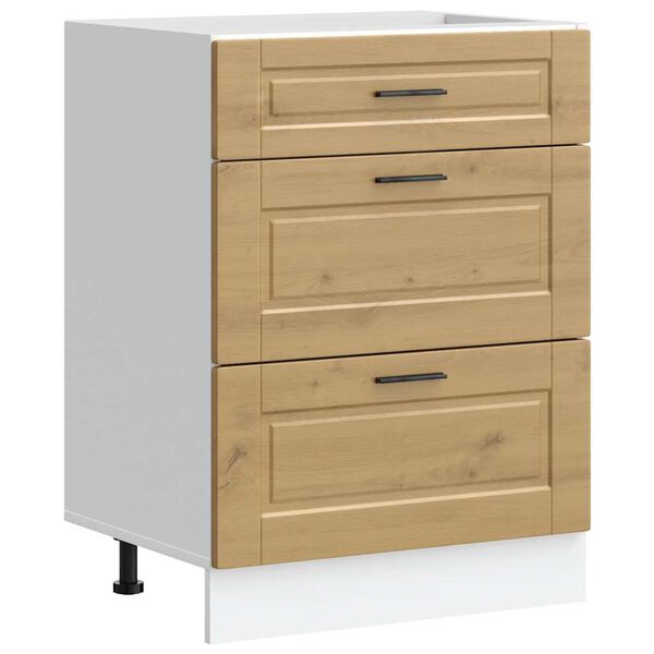 vidaXL Кухненски шкаф Porto, дъб артизан, инженерно дърво