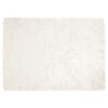 vidaXL Изкуствена овча килим TAFALLA Бяло 120 x 170 cm Полиестер