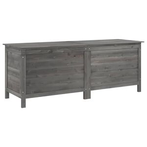 vidaXL Градинска ракла антрацит 150x50x56,5 см чам масив