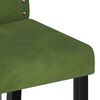 vidaXL Трапезни столове, 6 бр, тъмнозелени, кадифе
