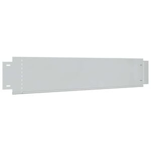 vidaXL Комплект оградни плоскости, 5 бр, поцинкована стомана, 100x19см