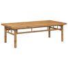 vidaXL Маса за кафе 110x55x35 см бамбук
