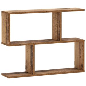 vidaXL Стенен рафт Дъбова дървесина 72 x 17 x 55,5 см