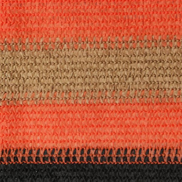 vidaXL Балконски параван, многоцветен, 75x500 см, HDPE