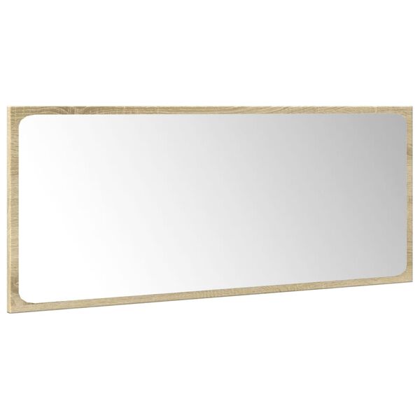 vidaXL Комплект шкафове за баня от 3 части дъб сонома инженерно дърво