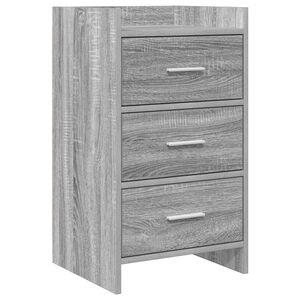 vidaXL Нощни маси Сив Сонома 40 x 36 x 70 см Инженерна дървесина