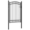 vidaXL Оградни врати EMMEN 104 x 106 cm С ключалка